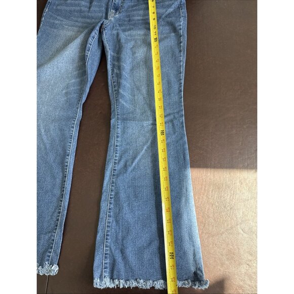 D.Jeans Womens Flared Denim Jeans Size 14 Cotton Blend Waist 34" - Picture 8 of 12